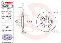 Bremsscheibe 'COATED DISC LINE' | BREMBO (09.C496.11)