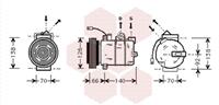 vanwezel Kompressor, Klimaanlage Van Wezel 0300K150