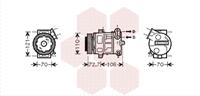 vanwezel Kompressor, Klimaanlage Van Wezel 3700K419