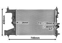 vanwezel Kühler, Motorkühlung Van Wezel 37002484