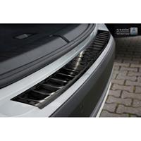 Zwart RVS Achterbumperprotector BMW X1 (F48) Facelift 2015-RIbs'