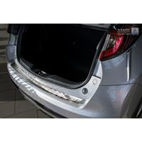 RVS Achterbumperprotector Honda Civic IX 5-deurs Facelift 2015-Ribs'