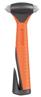 Lifehammer noodhamer Plus met gordelsnijder oranje 16,5 cm