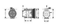 fiat Compressor Punto1/y 60/75/85 93-99