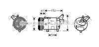 PRASCO Kompressor BWAK076 Klimakompressor,Klimaanlage Kompressor MINI,MINI R50, R53,MINI Cabriolet R52