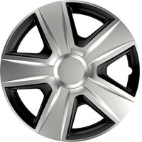 4-Delige Wieldoppenset Esprit Silver&Black 15 inch