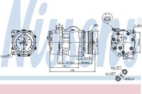 Kompressor, Klimaanlage Nissens 89165