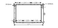 nissan RADIATEUR MICRA3 15DCi MT zonder AIRCO vanaf0305