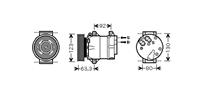 renault Airco Compressor -05 2.0 16v 4300K369