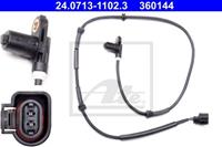 ATE ABS Sensor 24.0713-1102.3 Drehzahlsensor,Raddrehzahl Sensor VW,FORD,SEAT,SHARAN 7M8, 7M9, 7M6,GALAXY WGR,ALHAMBRA 7V8, 7V9