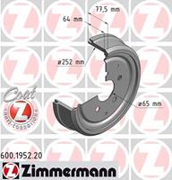 Bremstrommel Hinterachse Zimmermann 600.1952.20