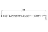 Warnkontakt, Bremsbelagverschleiß Vorderachse Bosch 1 987 474 936