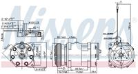 Kompressor, Klimaanlage Nissens 89489