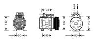 mercedes-benz Compressor W126 38/42/50/56 80-91