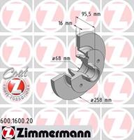 Volkswagen Remschijf Coat Z 600160020