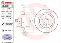 Bremsscheibe 'COATED DISC LINE' | BREMBO (08.D757.11)
