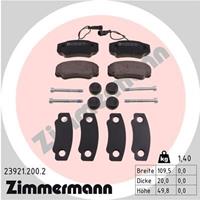 Zimmermann Bremsbeläge 23921.200.2 Bremsklötze,Scheibenbremsbelag