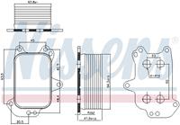 Ölkühler, Motoröl Nissens 90966