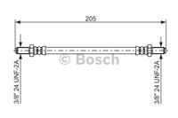 BOSCH Bremsschläuche 1 987 476 575 Bremsschlauch ROVER,MORRIS,AUSTIN,MINI,MINI Cabriolet XN,MINI-MOKE,MINI