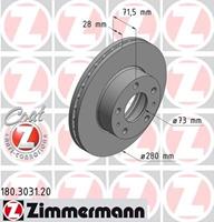 citroen Remschijf Coat Z 180303120