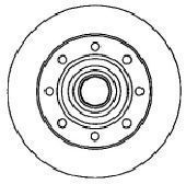 Bremsscheibe ABS 17248