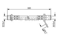 Bremsschlauch Hinterachse links Bosch 1 987 476 161