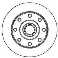 Bremsscheibe ABS 16380