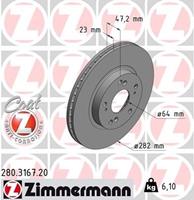 Bremsscheibe 'COAT Z' | Zimmermann (280.3167.20)