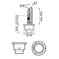 Glühlampe, Fernscheinwerfer Philips 85126XV2S1