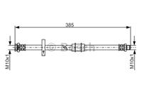 Bremsschlauch Vorderachse Bosch 1 987 481 190