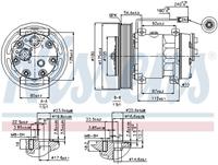 A/C compressor NISSENS NIS 89353