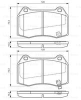 subaru Remblokken set