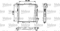 Kühler, Motorkühlung Valeo 883729