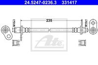 Bremsschlauch ATE 24.5247-0236.3