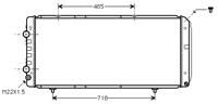 vanwezel Kühler, Motorkühlung Van Wezel 40002151