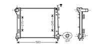 vanwezel Kühler, Motorkühlung Van Wezel 17002403