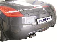 100% RVS Sportuitlaat Peugeot RCZ 1.6THP (156pk) 2010- 2x80mm Racing
