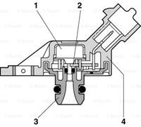 Sensor, Ladedruck Bosch 0 281 002 244