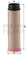 Secundair filter MANN-FILTER CF 1260