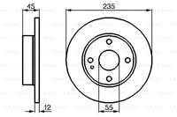 Bremsscheibe Vorderachse Bosch 0 986 478 252