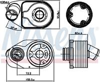 Ölkühler, Motoröl Nissens 90888