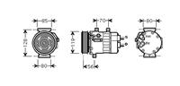 fiat COMPRESSOR C8/JUMPY/SCUDO2/807 20HDi