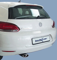 100% RVS Sportuitlaat Volkswagen Scirocco 1.4 TSi (160pk) 2008- 120x80 Oblique
