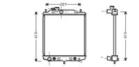 vanwezel Kühler, Motorkühlung Van Wezel 11002048