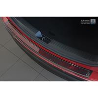 RVS AchterbumperprotectorDeluxe' Mazda CX-5 2014- Zwart/Rood-Zwart Carbon