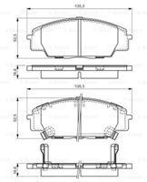 honda Remblokken set BP1313