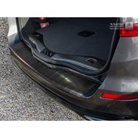 Zwart RVS Achterbumperprotector Ford Mondeo V Wagon 2014-Ribs'