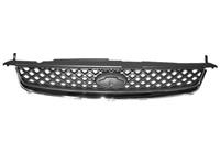 ford GRILL ZWART +Chroom Lijst