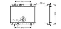 vanwezel Kühler, Motorkühlung Van Wezel 40002210