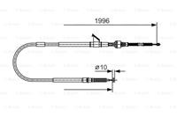 Seilzug, Feststellbremse hinten links Bosch 1 987 482 068